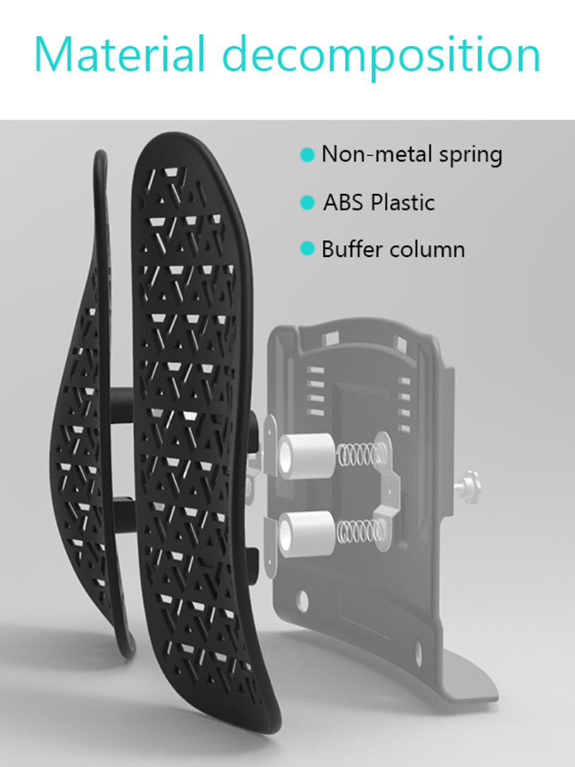 Schienale in materiale plastico ABS