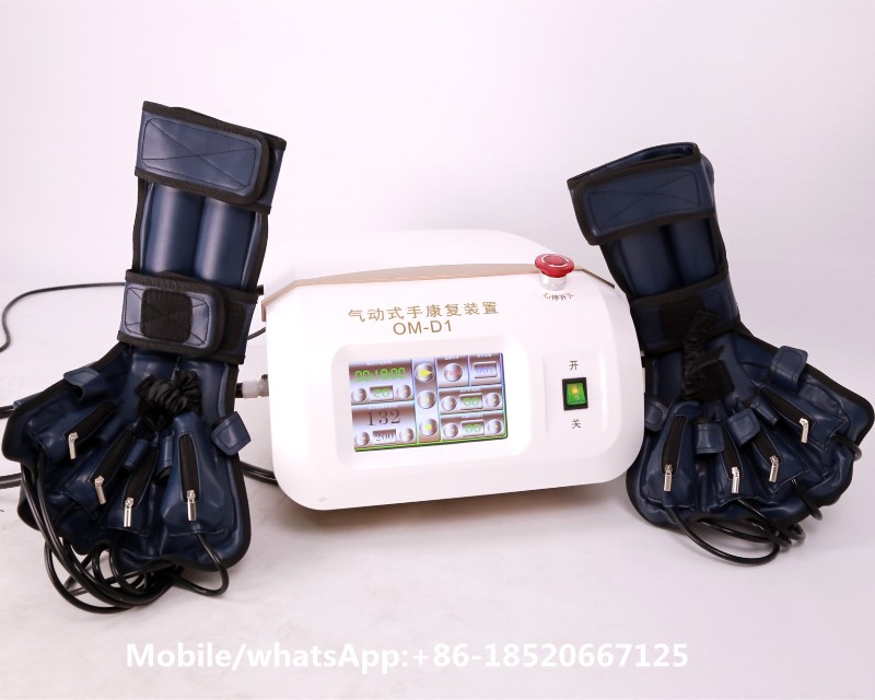 Dispositivo pneumatico per la riabilitazione della mano per prevenire la contrattura dell'articolazione del dito dopo l'ictus