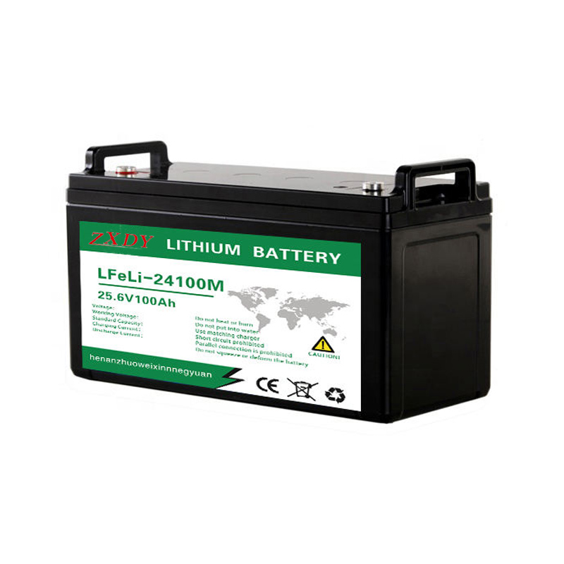 Batteria Lifepo4 agv 24v 100ah batteria agli ioni di litio
